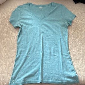 Light Blue Kirkland V-Neck T-shirt